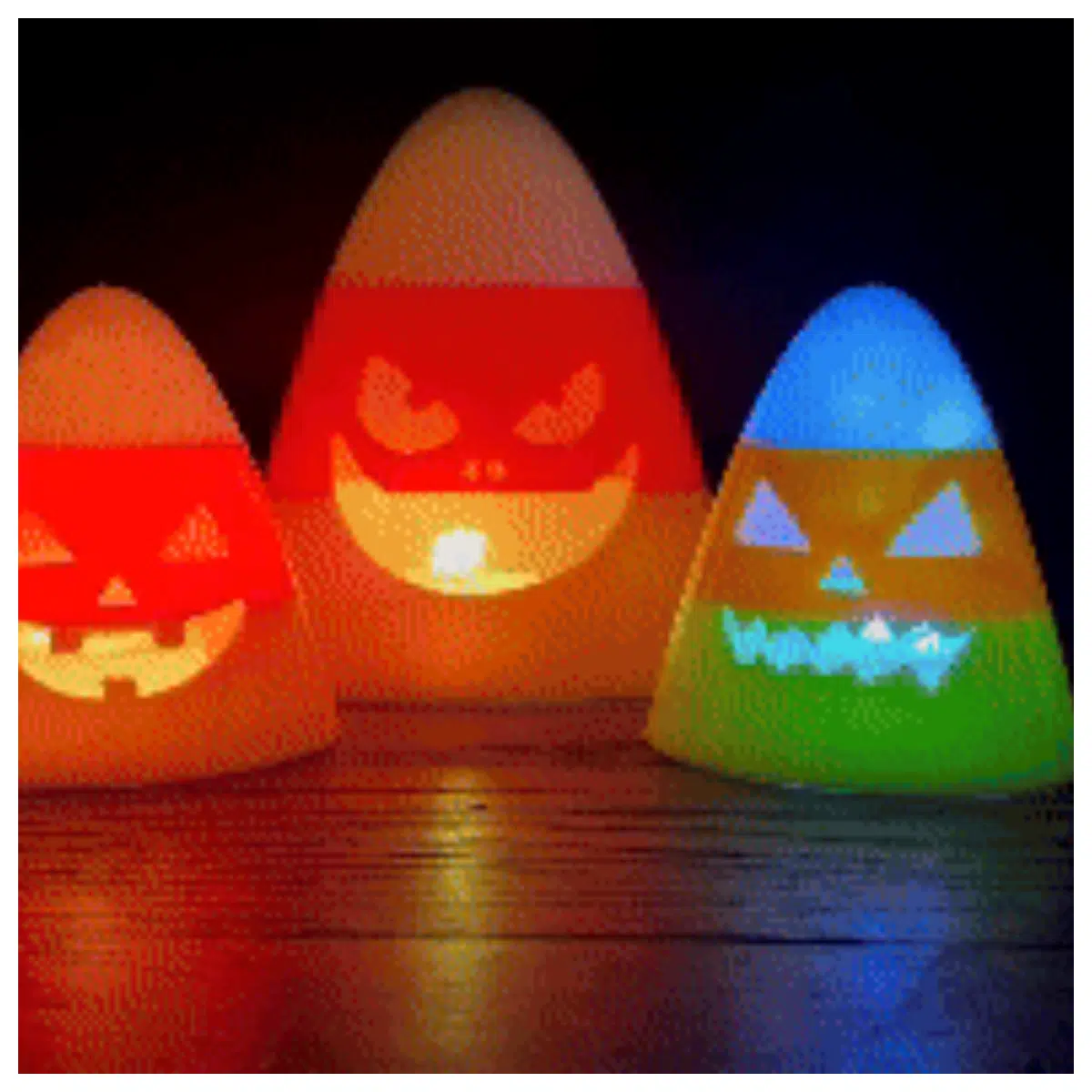 Decor Halloween Decor Candy Corn Tea Lights Festive Home Decor Party Supplies