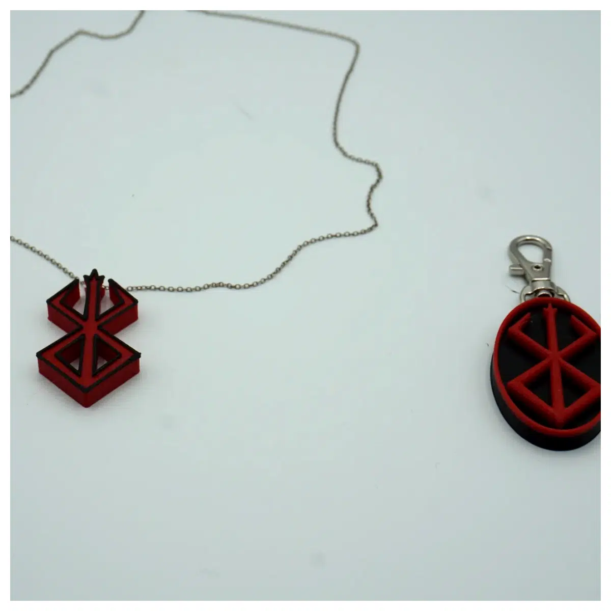 Theme Sacrifice Mark Pendant Keychain Game Accessory RPG Collectible Memorial Charm
