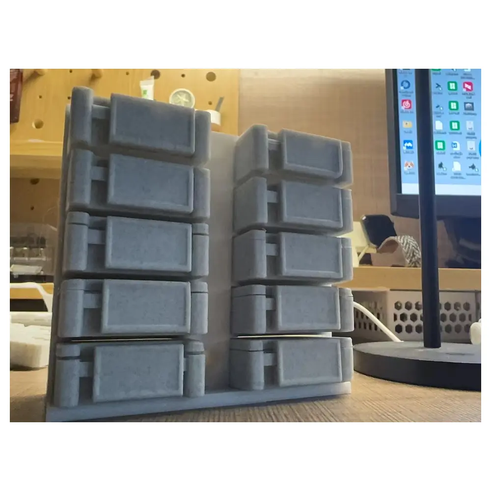 Screw Storage Box 10 Compartment Organizer Cabinet Screw Storage Container Parts Organizer Hardware Storage Automotive Accessories