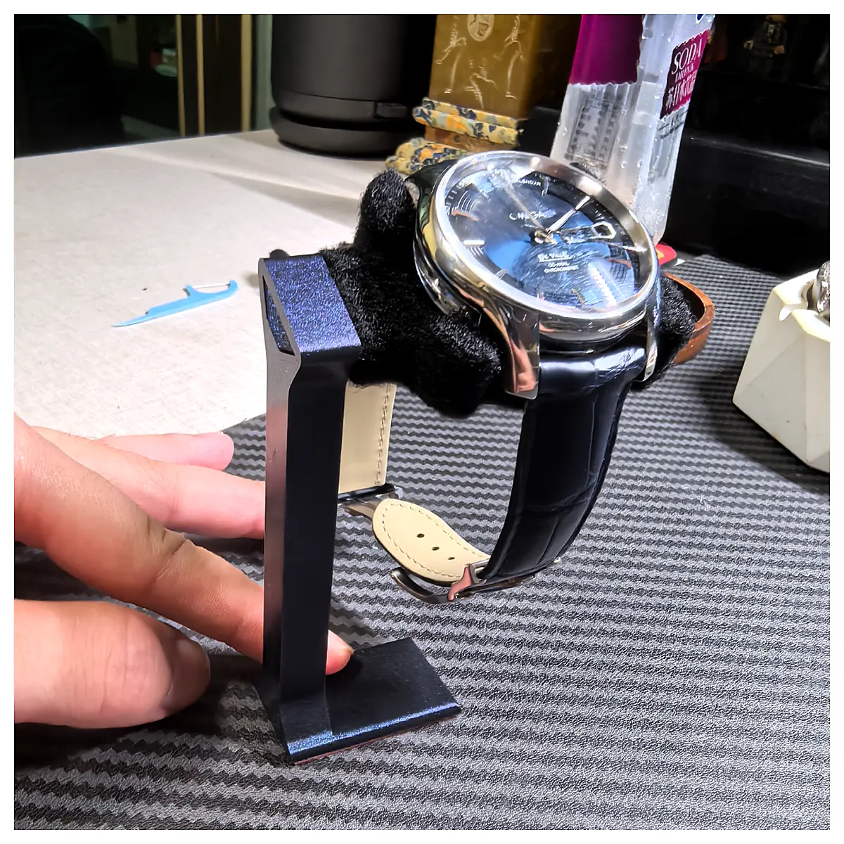 Watch Strap Holder Non Buckle Clasp 41mm Under Watch Stand Watch Parts Repair Accessories