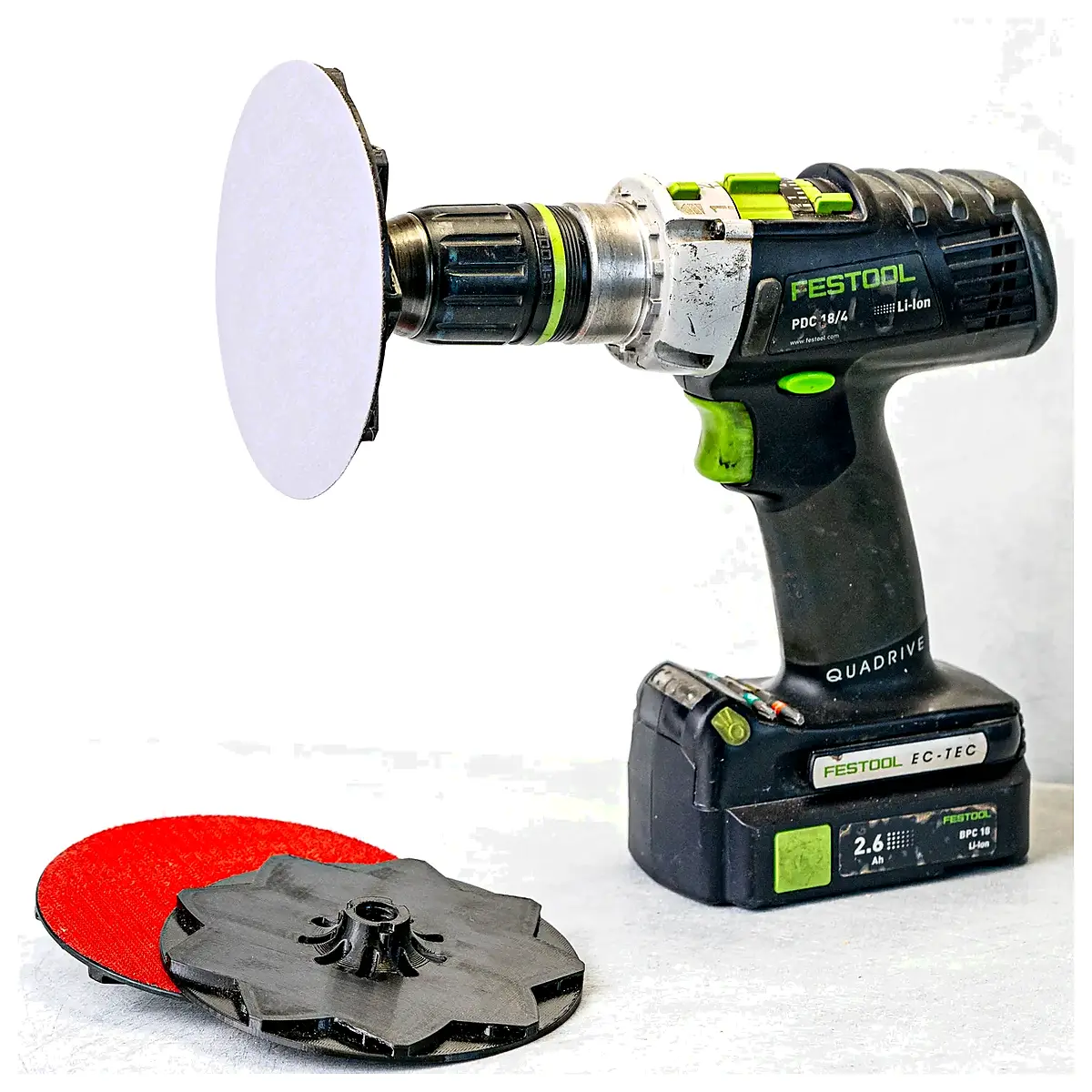125mm Cordless Drill Grinder Adapter Sanding Attachment Rotary Tool Accessories Fast Connection