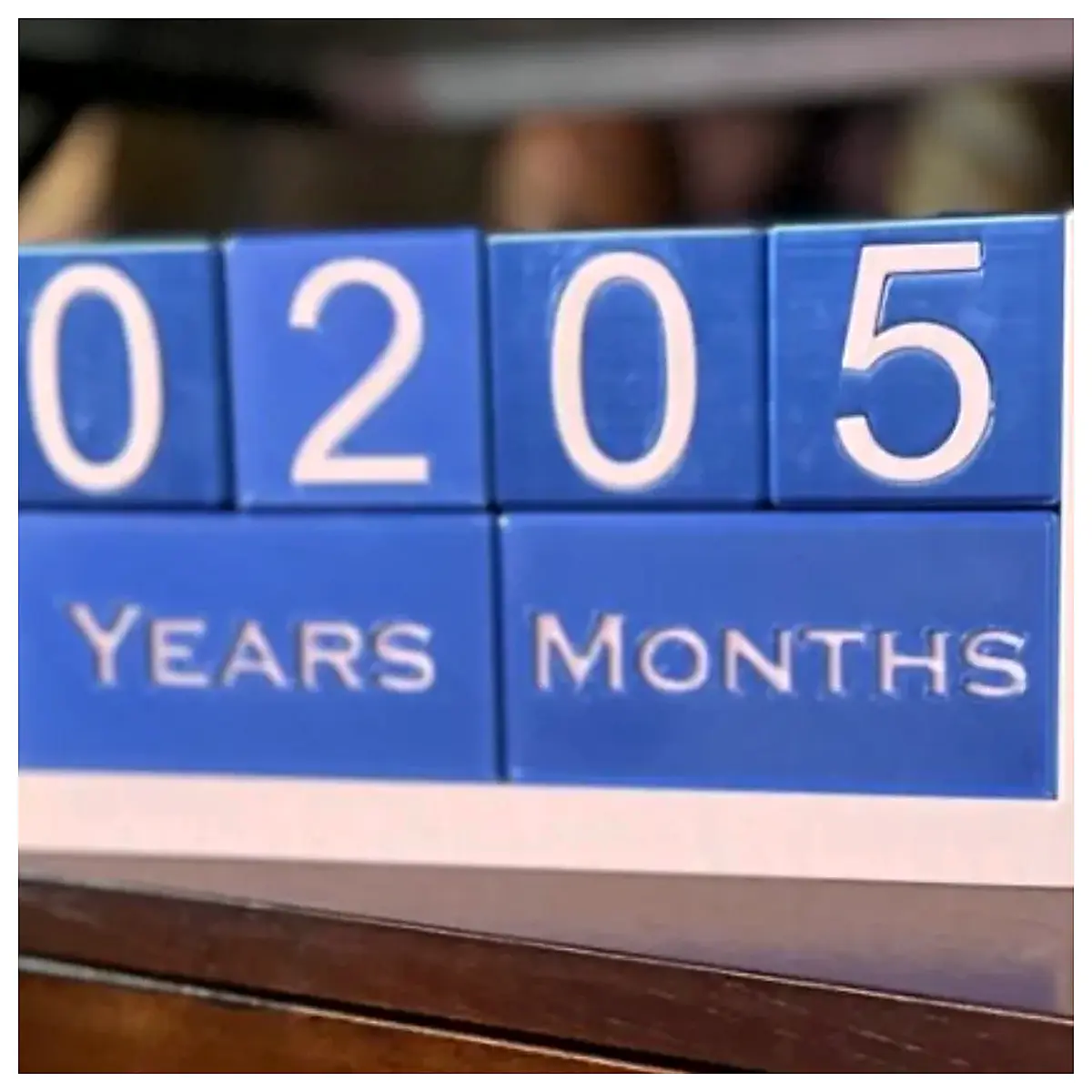 Cube Age Calendar Baby Birthday Calculator Milestone Tracker Memory Keepsake Gift Reminder