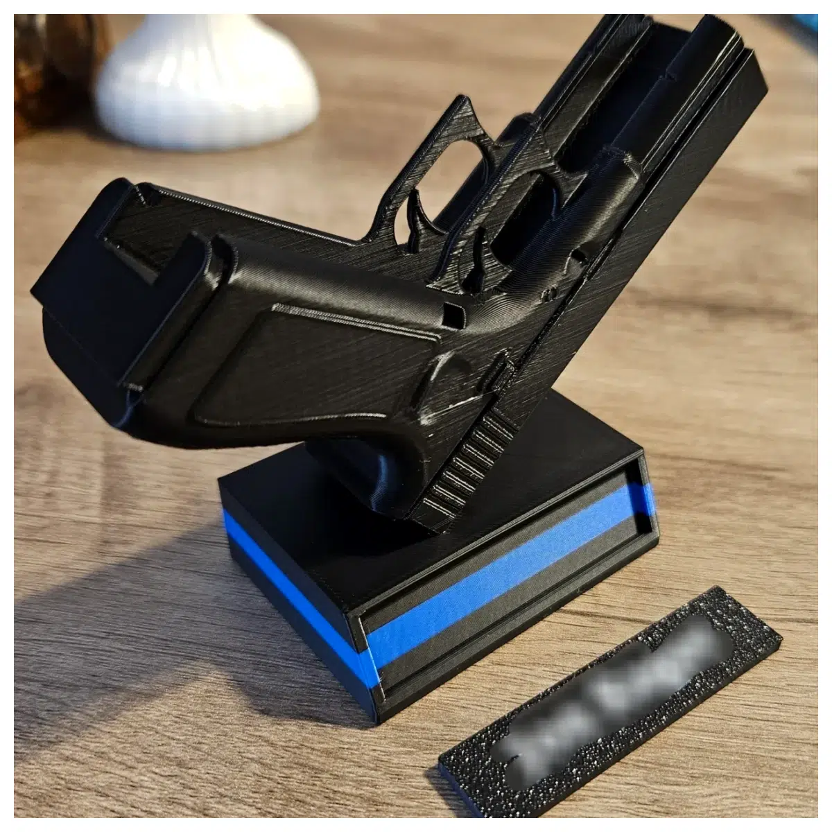 Glock Card Holder Blue Line Gun Accessory Gun Attachment Pistol Mount Glock Holder Weapon Parts