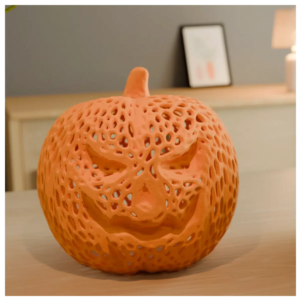 Voronoi Halloween Sculpture Festive Decor Creative Home Accent Decoration Halloween Accessories