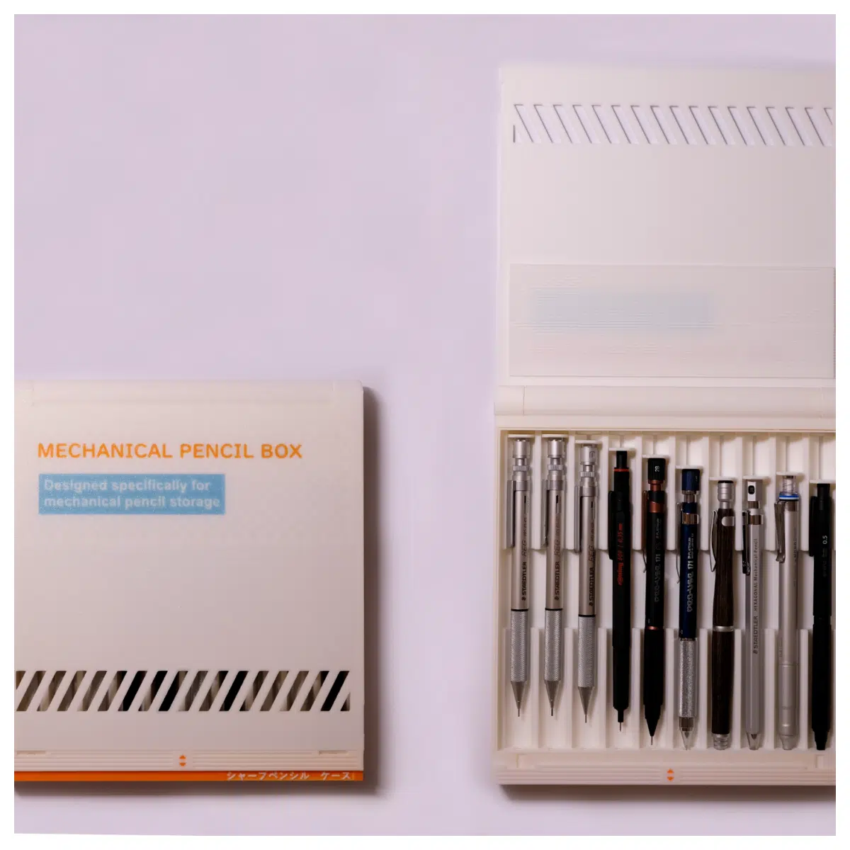 Mechanical Pencil Storage Box Pencil Case Organizer Pencil Accessories Holder Lead Box Auto Pencil Specific