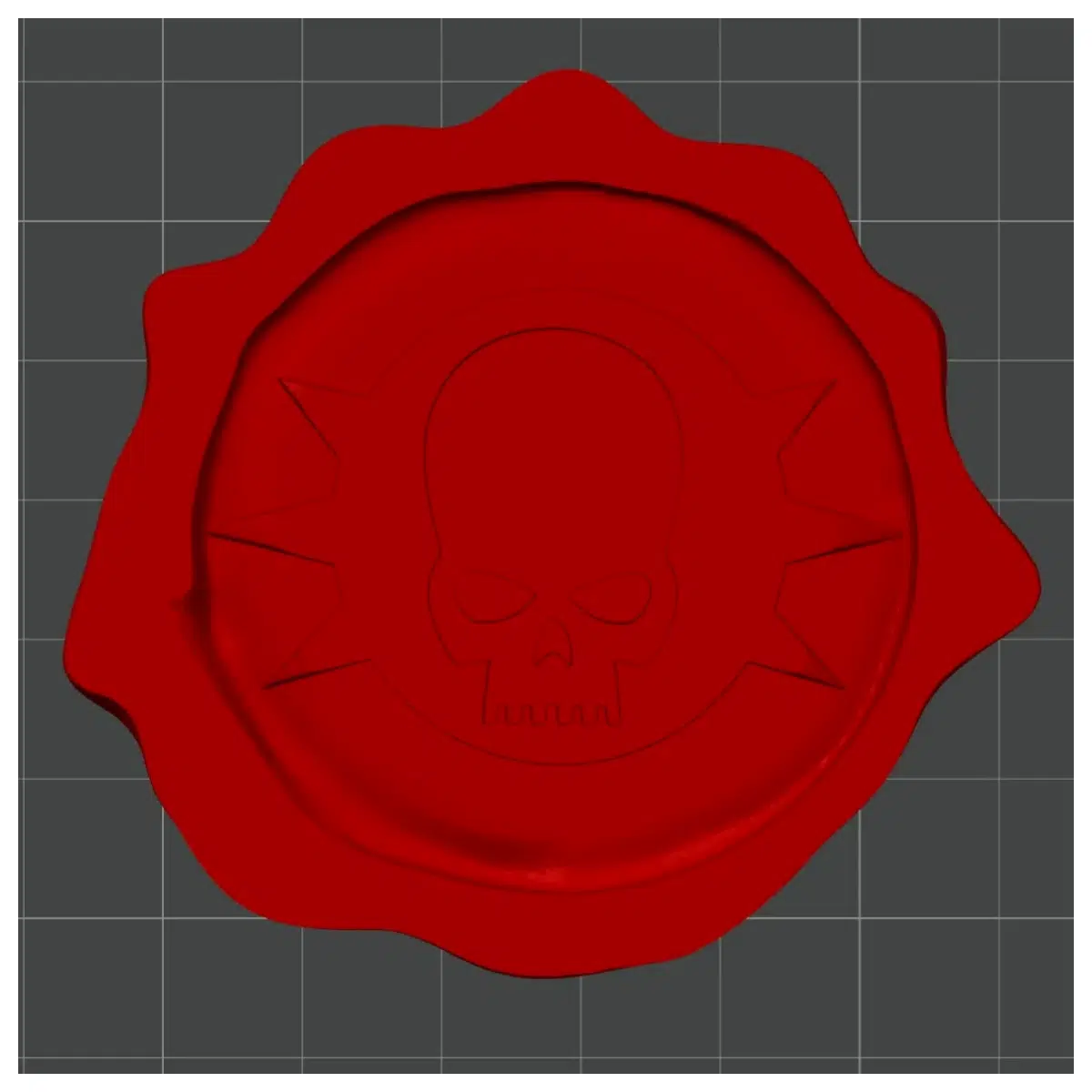 Death Guard Purification Seal Game Prop Character Gear Gaming Accessory Collectible Enhance Game Optimization