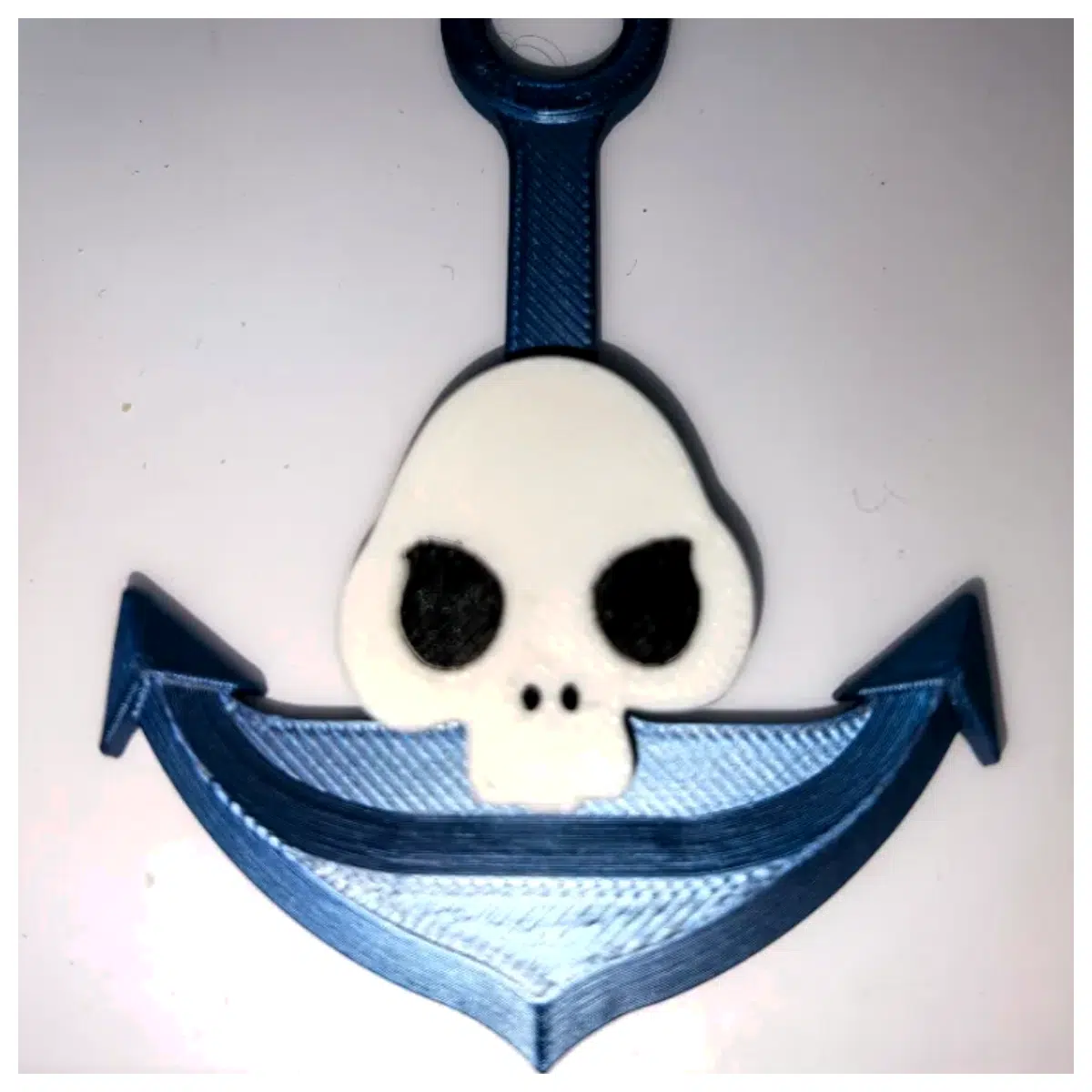 Skeleton Ship Anchor Ornament Nautical Home Decor Ship Anchor Hanging Decoration Marine Accessory Skull Ship Decor Anchor Art Piece