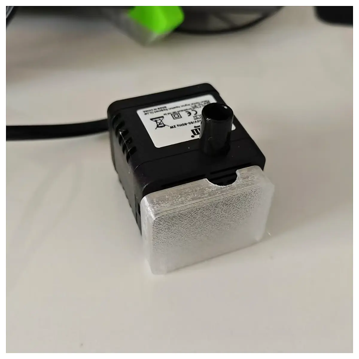 Small Submersible Pump Bottom Suction Lid Cover Mini Pump Parts Water Pump Repair Submersible Pump Accessories