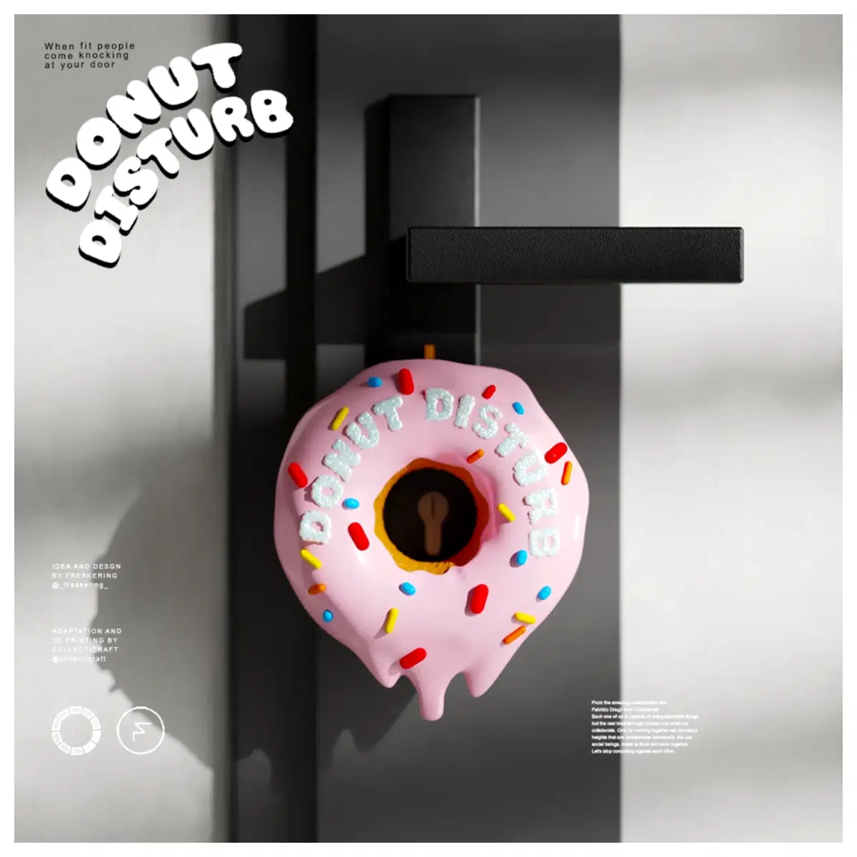 Donut Doorbell Wholesale Retail Smart Lock Electronic Lock Smart Home Door Lock Parts Repair Maintenance