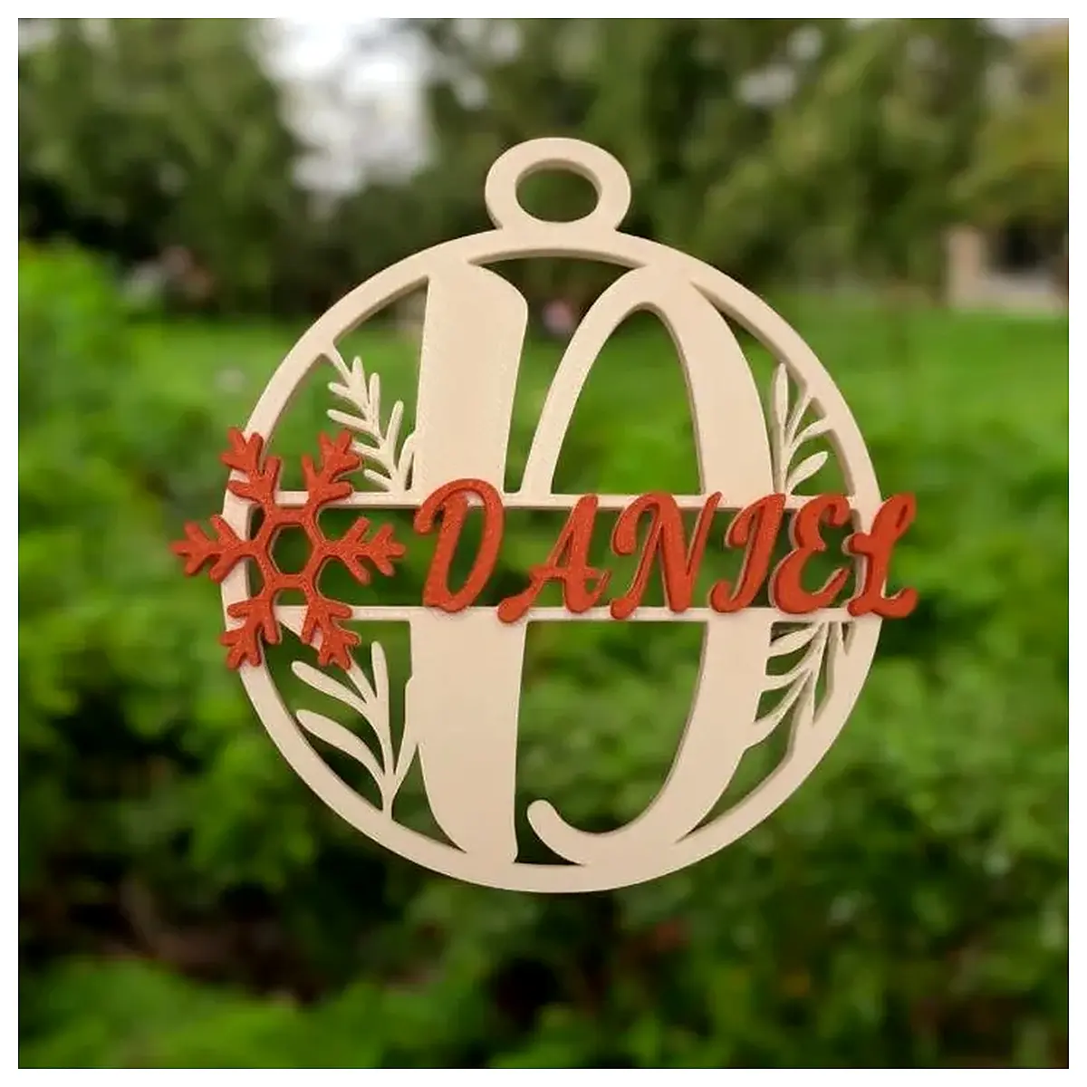 Christmas Name Decorations Personalized Engraved Gifts Christmas Tree Ornament Festive Decorations Name Engraved