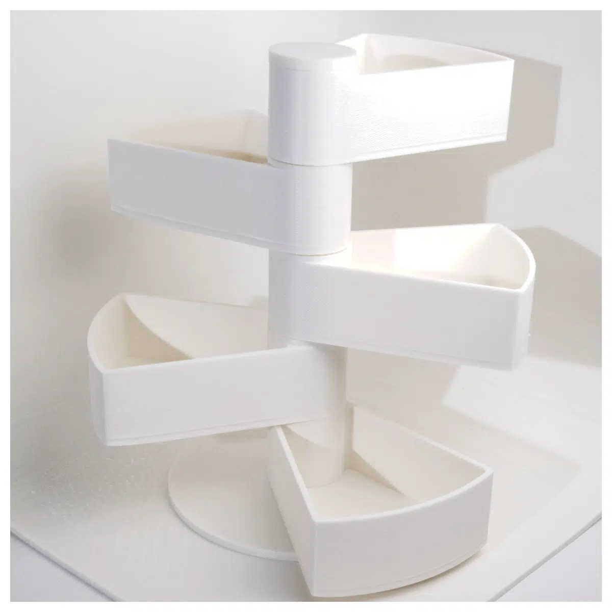 Multi Layer Rotating Storage Box Organizer Toy Storage Kitchen Shelves Storage Box Space Saving Max Capacity