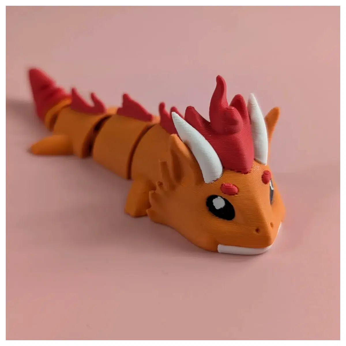 Dragon Flame Keychains Articulated Joint Model Toy Anime Character Collectible Cool Dragon Keychain Dragon Figurine