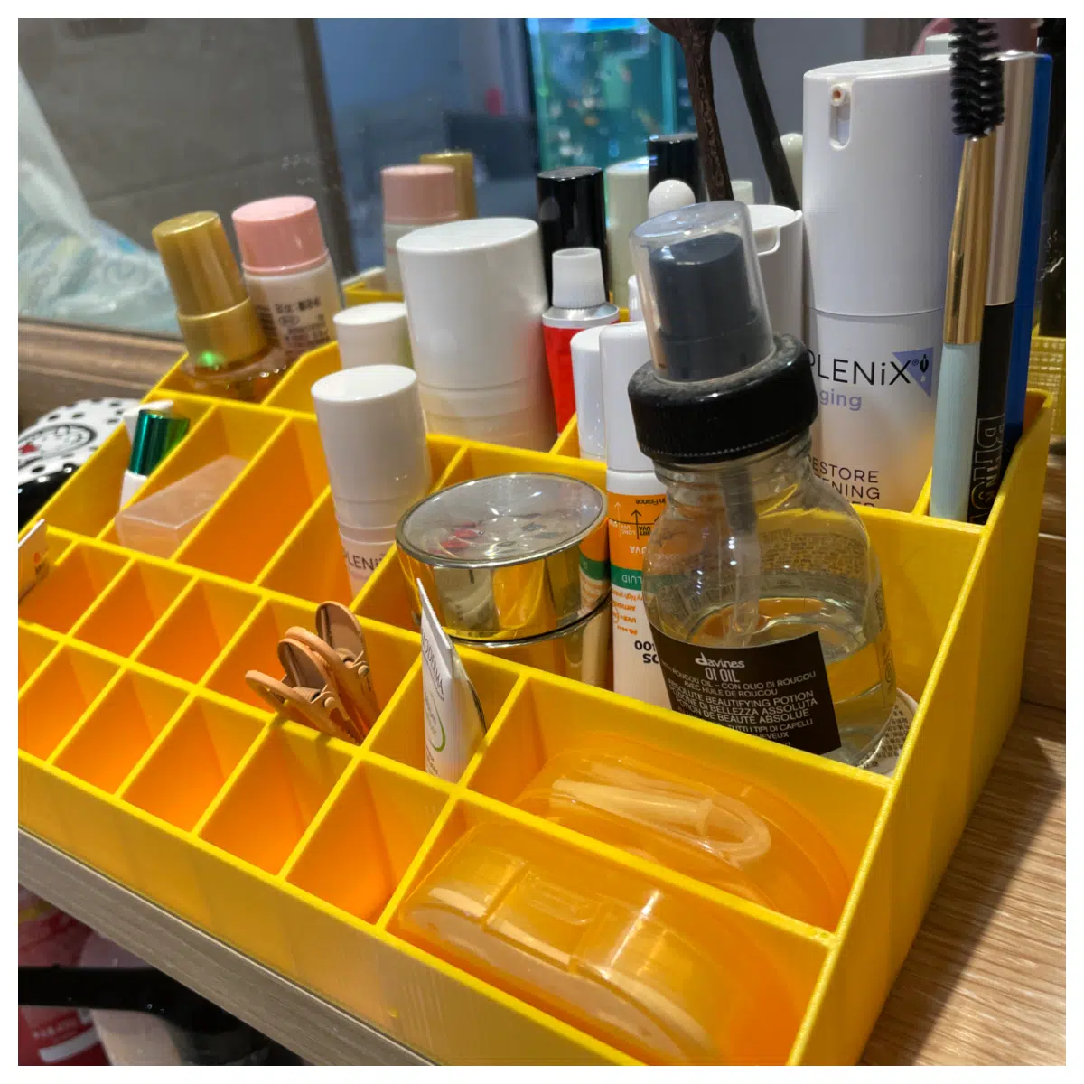 Skincare Organizer Box Multi Function Storage Box Cosmetic Organizer Storage Container Practical