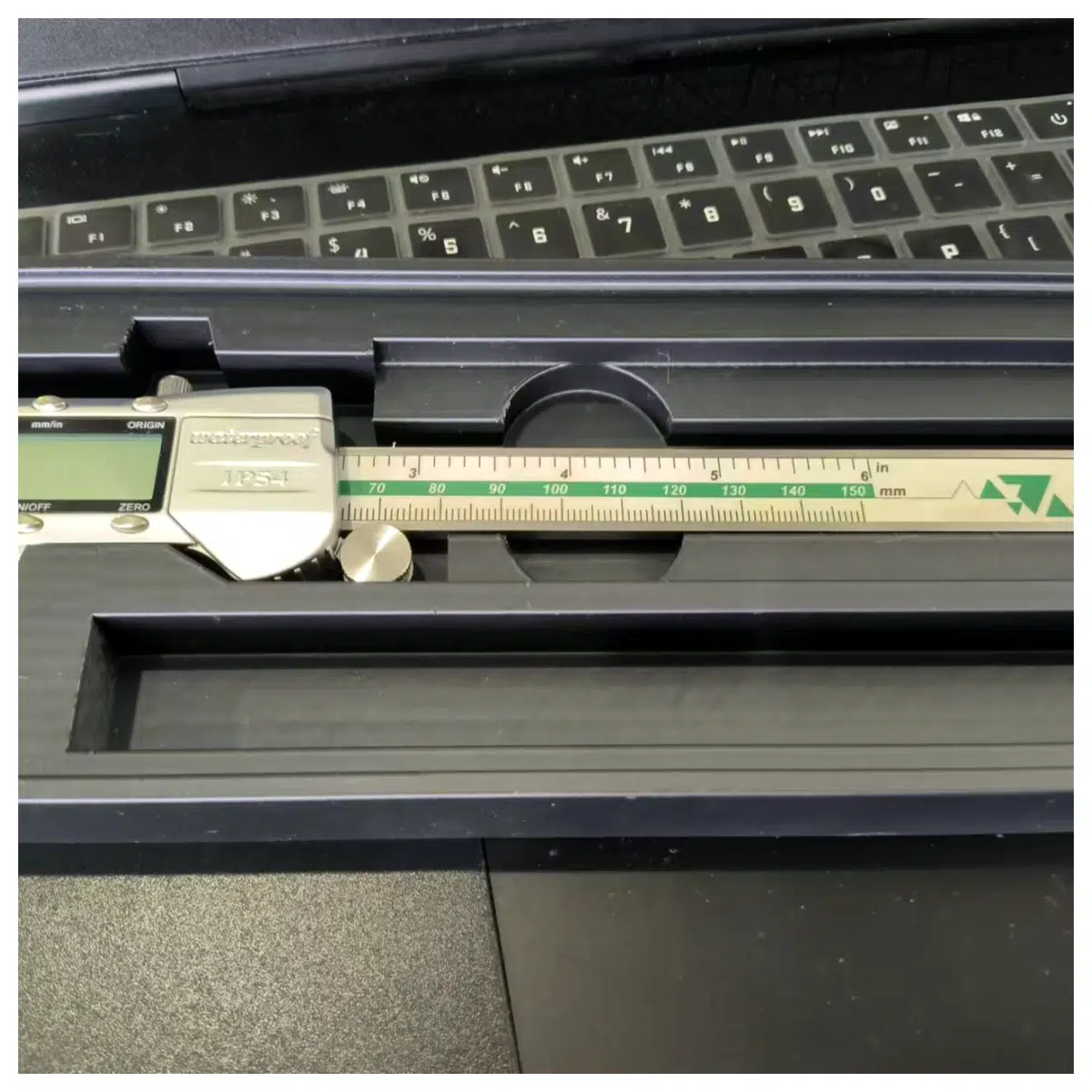 Vernier Caliper Holder Case Measurement Tool Gauge Clip Dimension Calibration Parts Box Precision Caliper Accessories