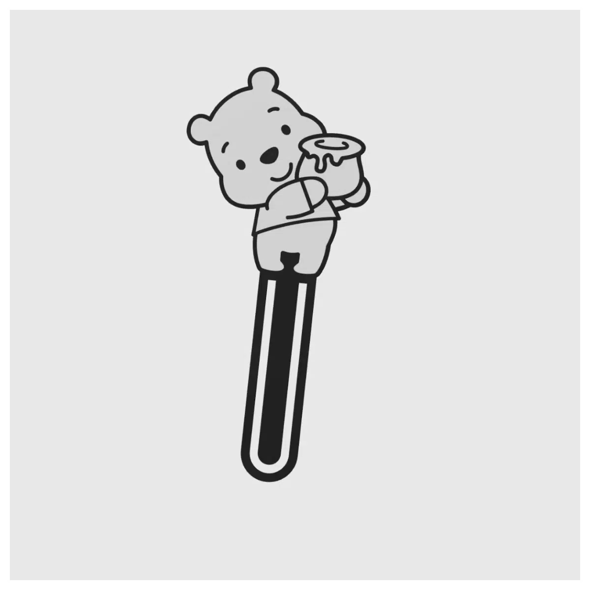 Winnie the Bookmark Cute Kawaii Student Bookmark Hand Painted Memorial Gift Anime Bookmark Creative Bookmark