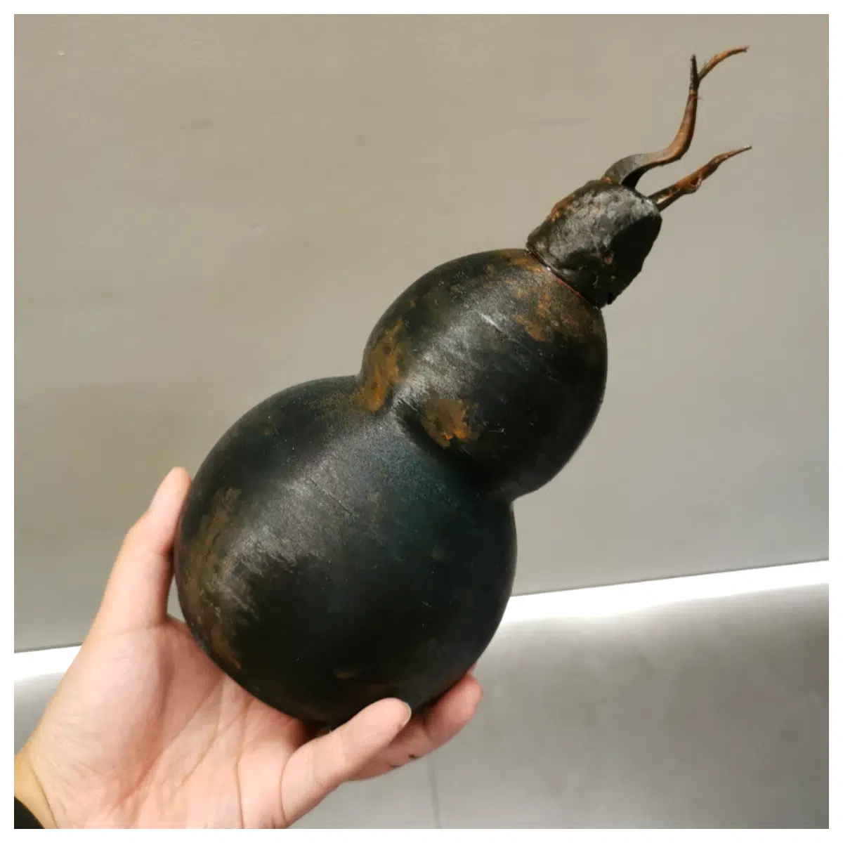 Mini Coke Bottle Black Monkey Skin Qingtan Gourd Infinite Cup Bottle Monkey Skin Gourd Cup Collectible Bottle Vintage Bottle