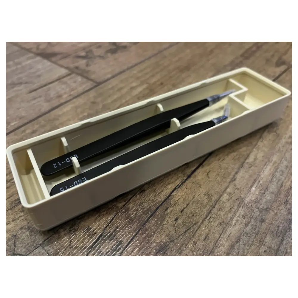 Gridfinity Tweezers Tray Organizer Desk Storage Parts Stand Multi Purpose Clips Container