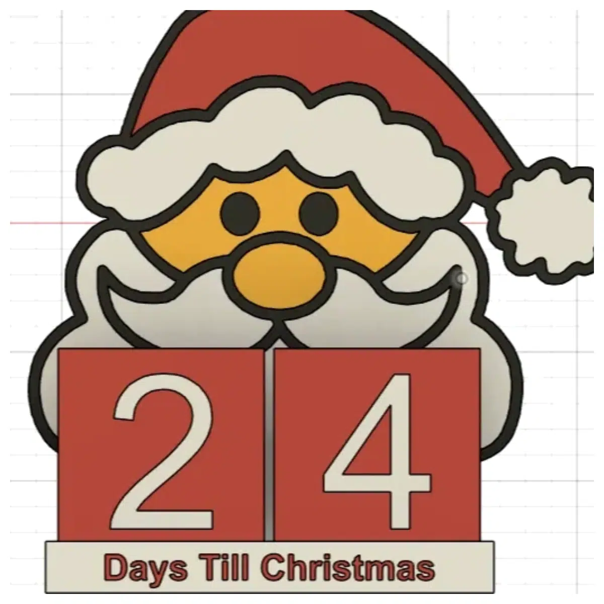 Countdown to Christmas Remaining Days Christmas Gift Countdown Timer Holiday Decorations Christmas Planning Christmas Events