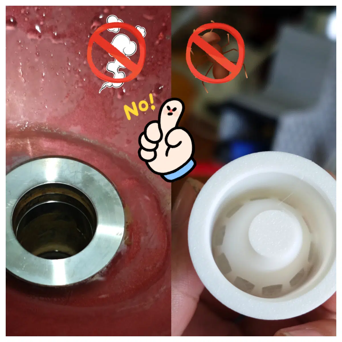 Anti Anti Odor Kitchen Sink Basin Core Bathroom Laundry Basket Leak Proof Anti Slip Basin Core Accessories