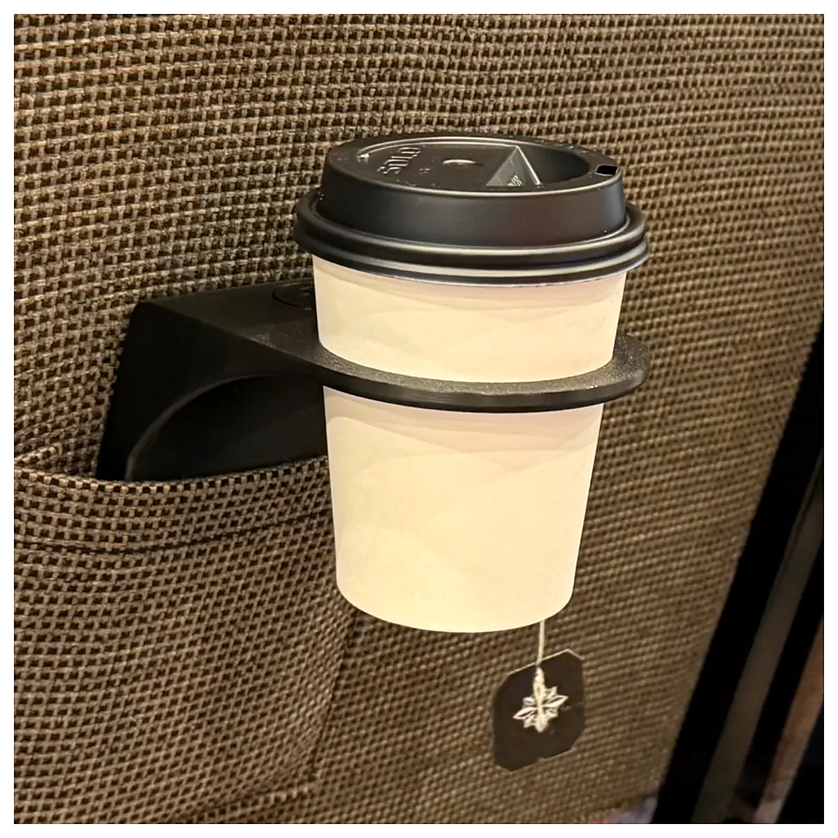 Church Chair Back Pocket Cup Holder Organizer Chair Accessories Coffee Cup Holder Storage Solutions