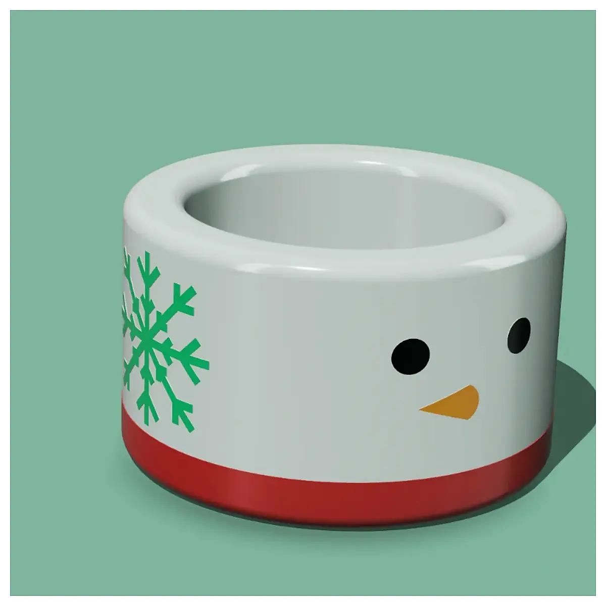 Snowman Tissue Holder Wall Mounted Bathroom Kitchen Storage Tissue Dispenser Shelf Multi Functional Organizer