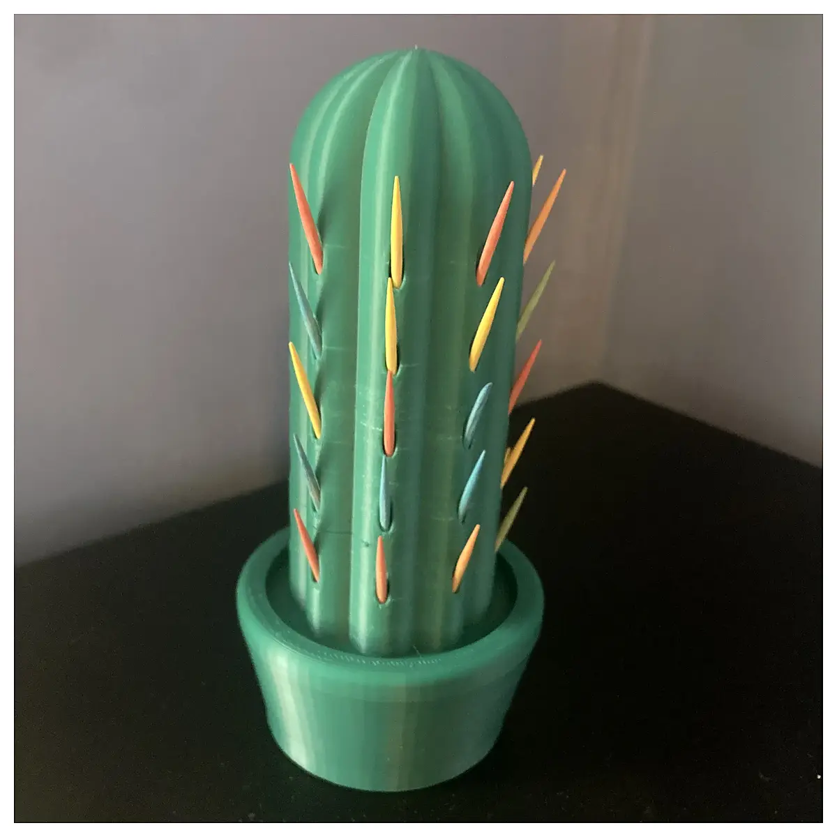 Cactus Cocktail Picks Holder Box Set Wholesale Party Decor Event Supplies Favors Cute Design Wedding Party Accessories