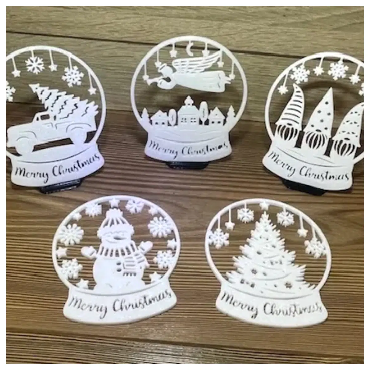 Christmas Ornament Round Ball Window Decoration Festive Glass Sphere Xmas Decor Ornament Accessories