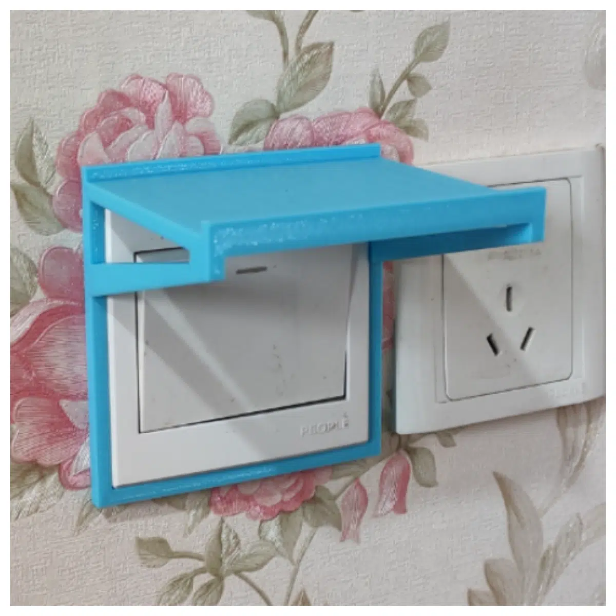 Outlet Shelf Wall Mounted Shelf Multi Function Storage Rack 86 Socket Holder Wall Mounting Organizer
