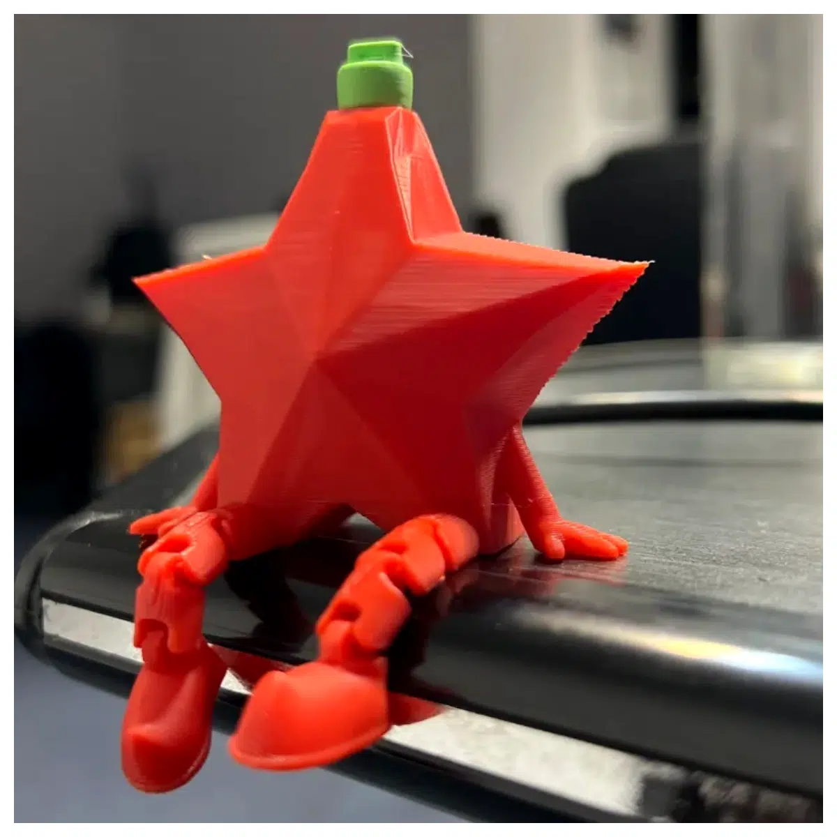 Animated Christmas Star Decoration Movable Joints Festive Ornament Christmas Gift Christmas Tree Accessory Dynamic Star Lights