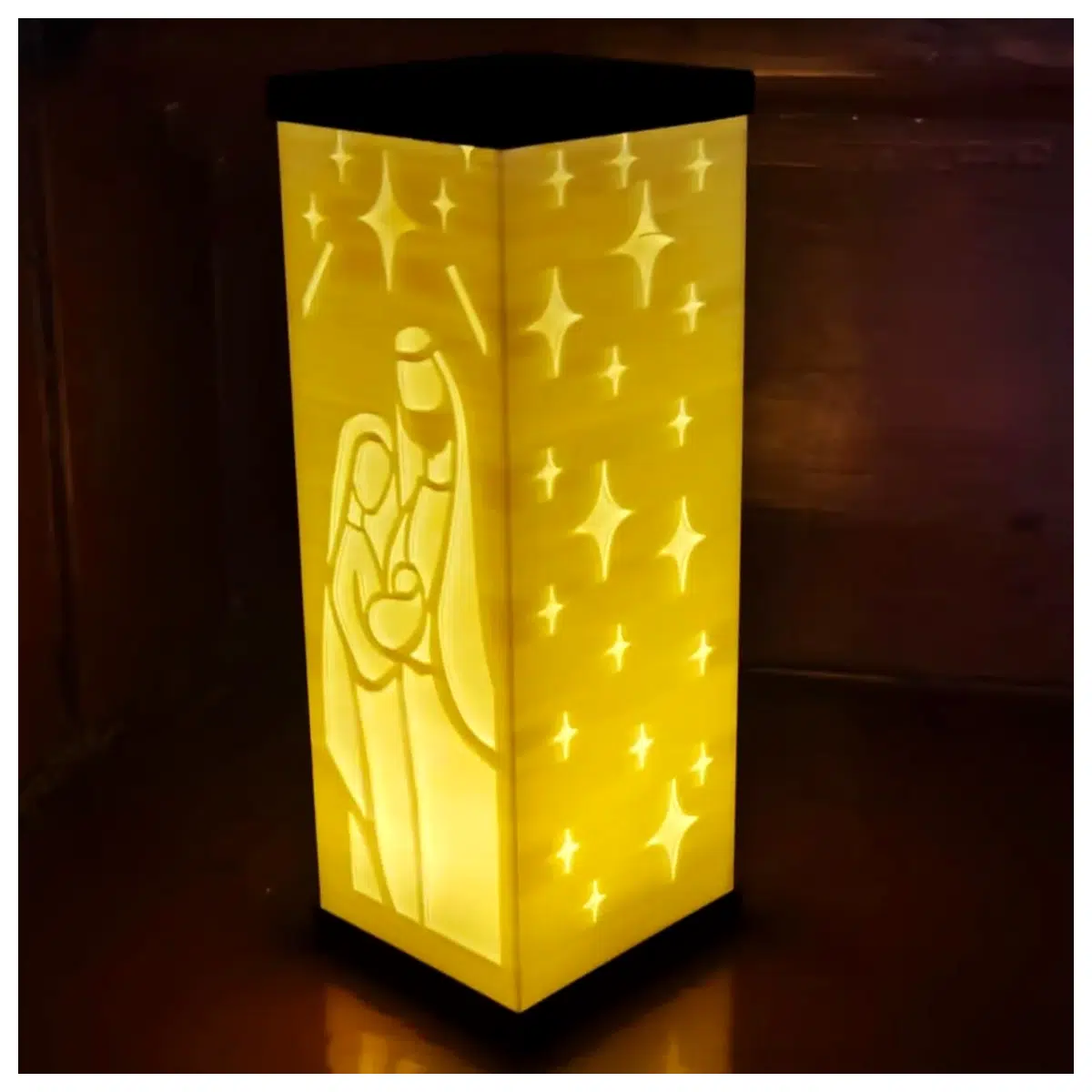 Christmas Lantern Tea Jesus Birth Scene Decoration Religious Lighting Christmas Ornament Jesus Christ Festive