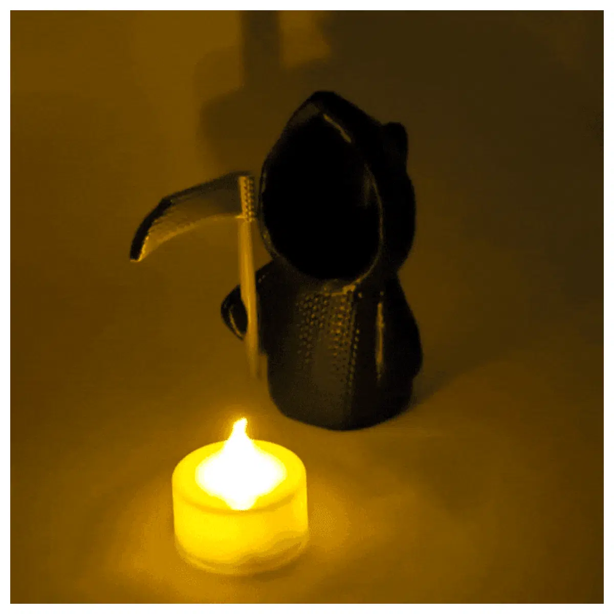 Cute Death God Statue Figurine Anime Character Decoration Desktop Display Gift Anime Collection Model Hand