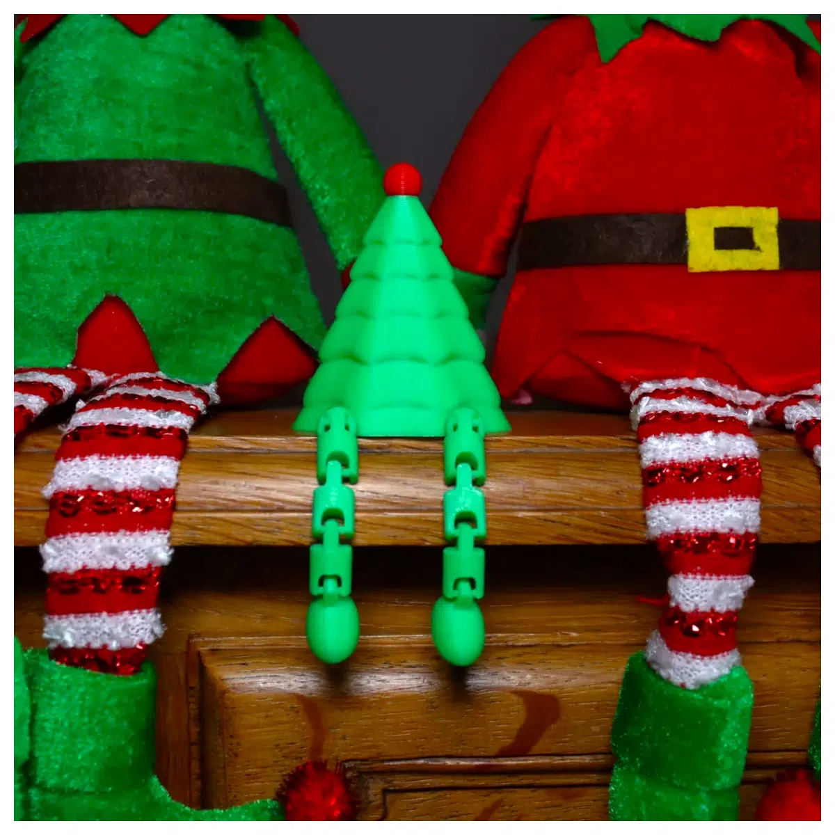 Rotating Joint Christmas Tree Ornament Flexible Rotating Christmas Tree Accessory Festive Decoration Multi Functional Tree Decor