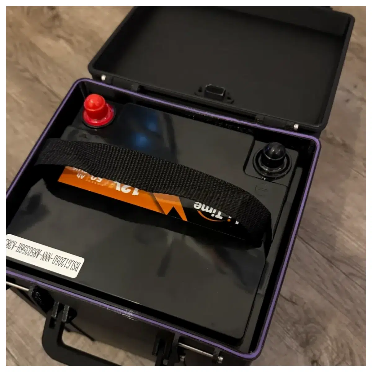 50Ah LiFePO4 Battery Box 12V Storage Unit Solar Power System Accessories Phosphate Lithium Charger for Off Grid