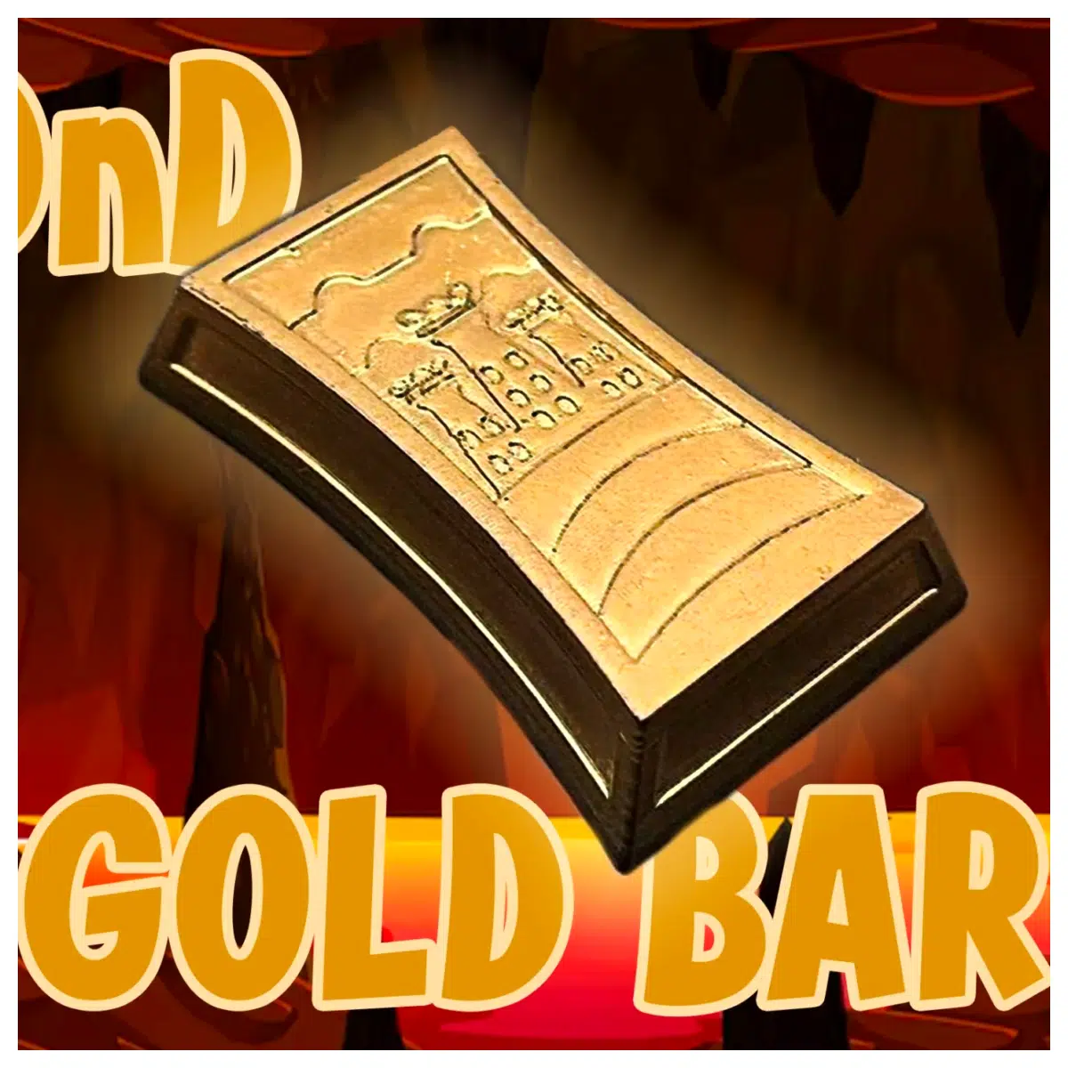 DnD 金条 D D gold bar prop tabletop RPG accessory dungeon master treasure hoard loot coin metal weighty collectible gaming gear party favor