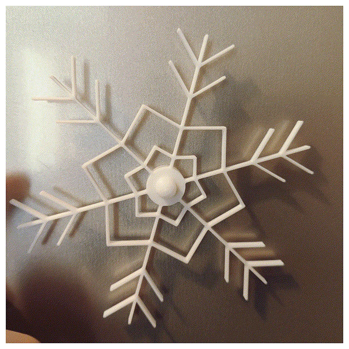 Snowflake Refrigerator Stickers Rotating Decorative Stickers Cute Stickers Refrigerator Decorations Snowflake Stickers Creative Decals
