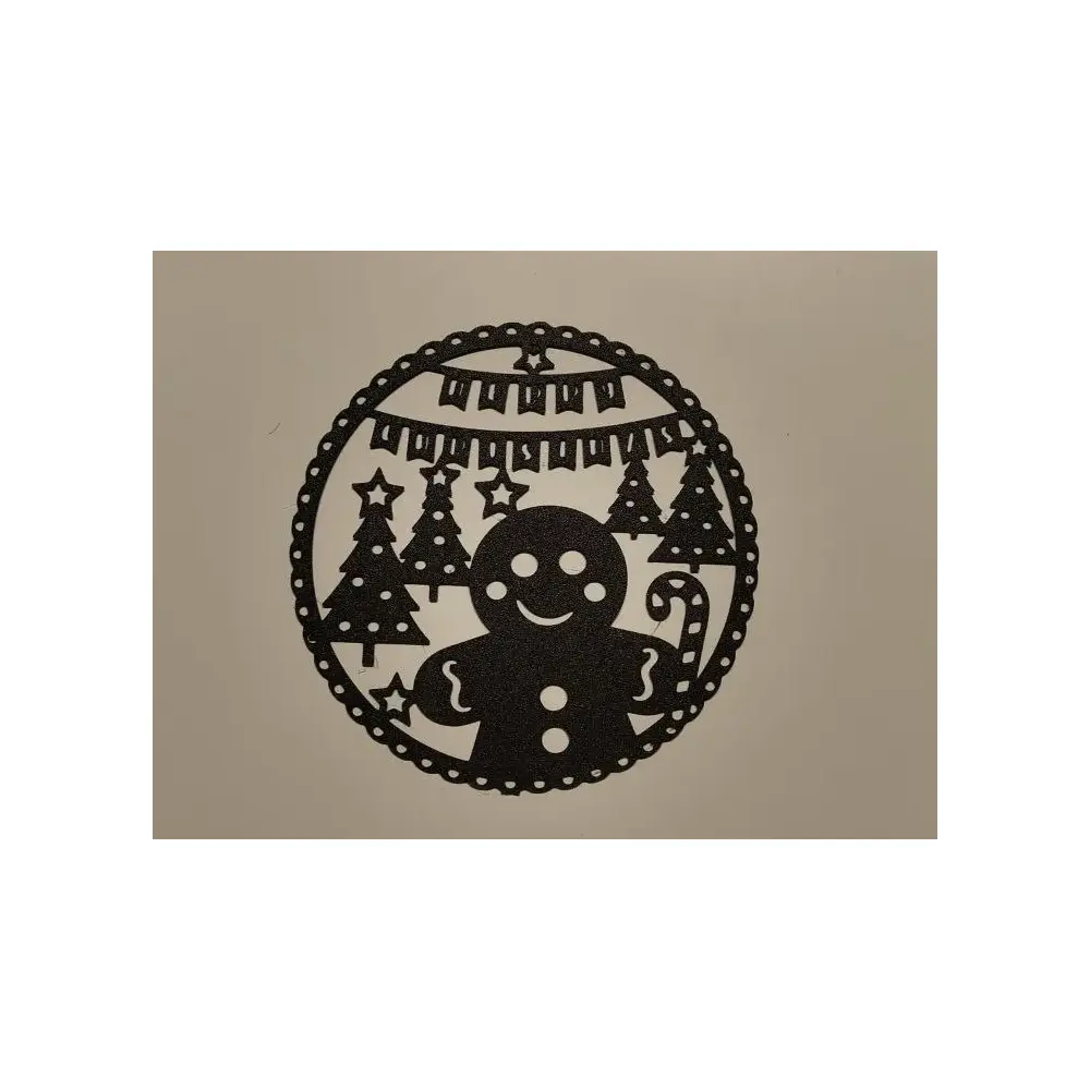Gingerbread Wall Decor Christmas Theme Art Gingerbread Decorations Festive Wall Art Christmas Decorations