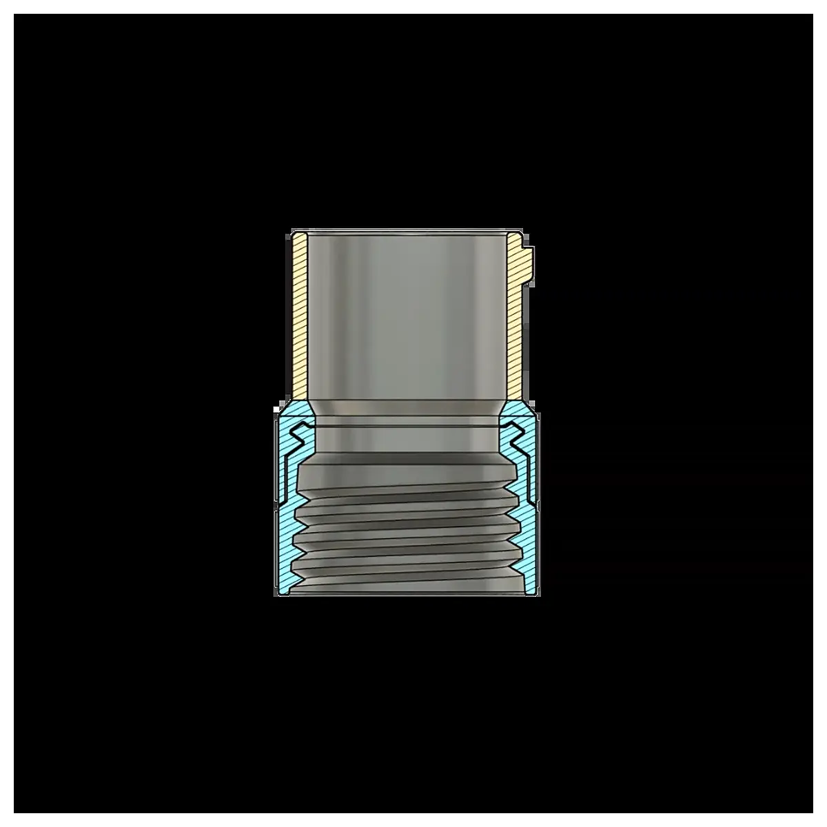 Osvac H32 to M38 Hose Adapter Automotive Parts Quick Connectors Hose Fittings Repair Parts