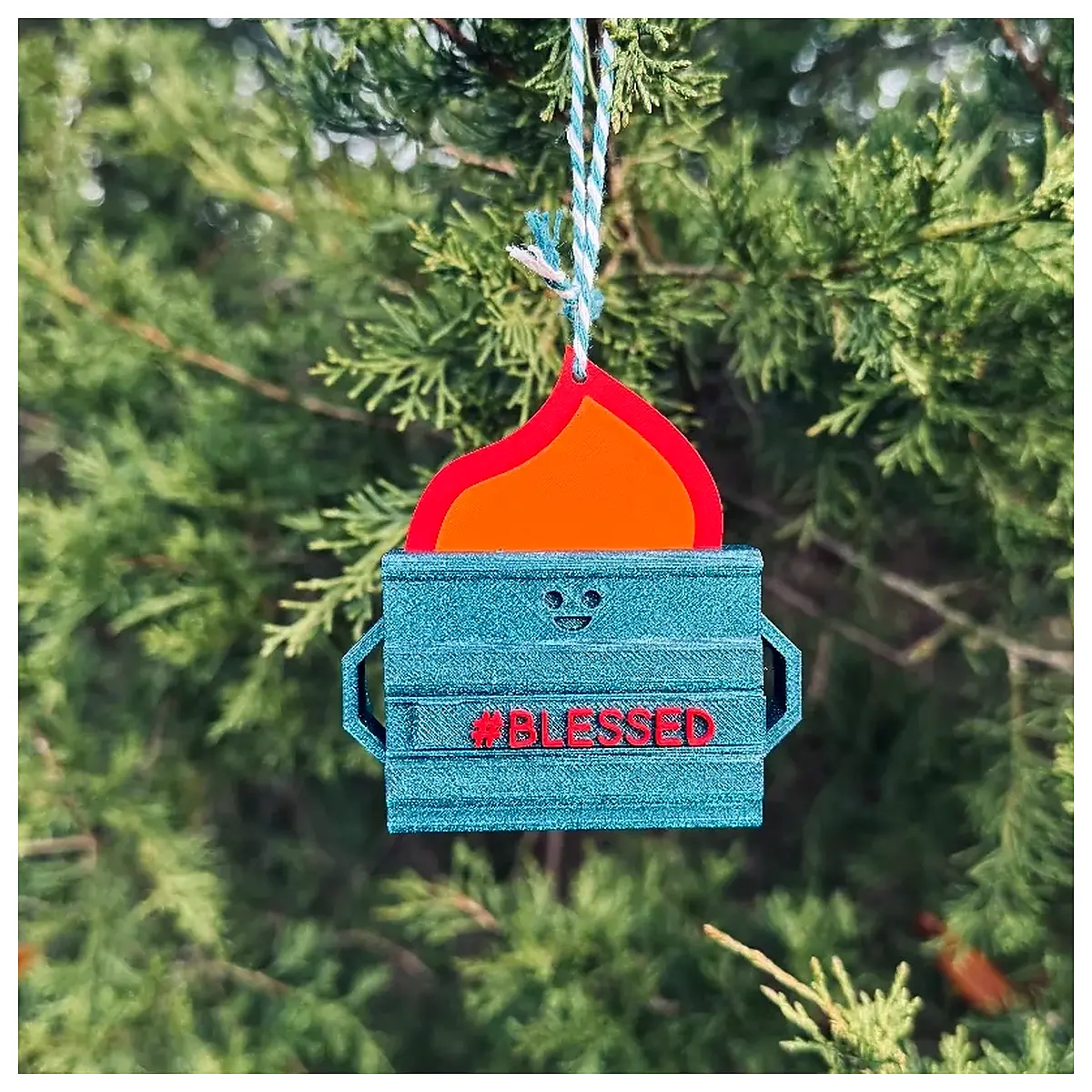 Trash Can Fire Tree Ornament Tree Leaf Decoration Outdoor Garden Decor Tree Accessories Plant Protection