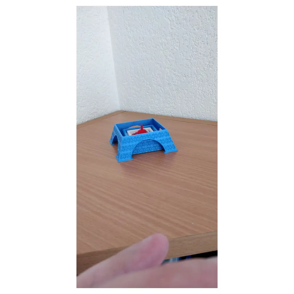 Tower Model Foldable Miniature Building Toy Construction Set No Support