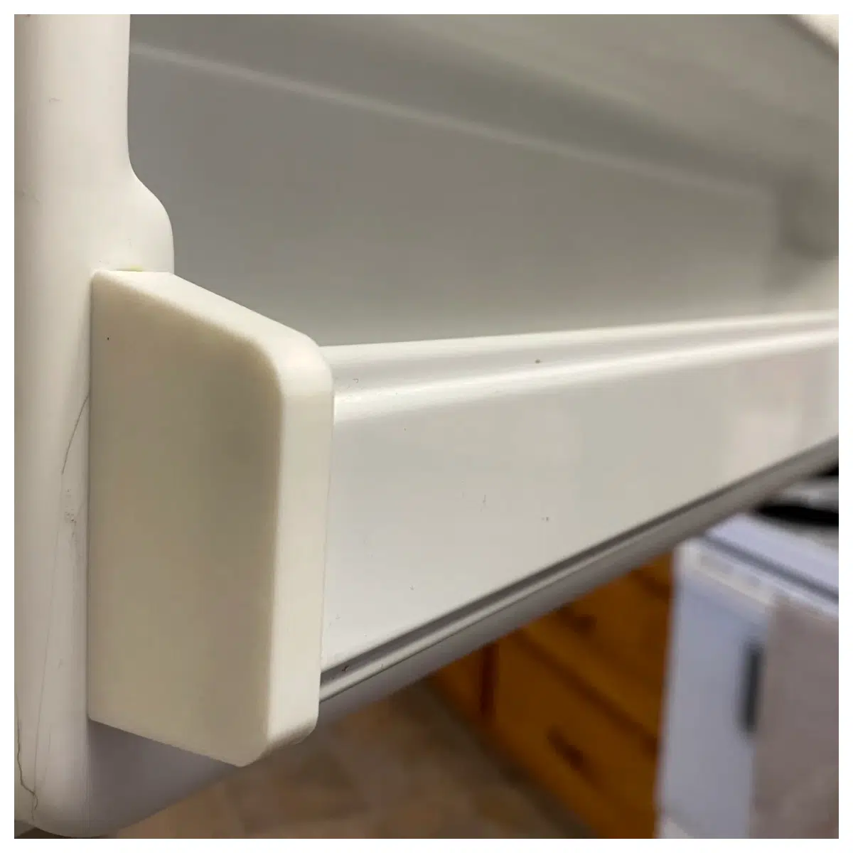 Refrigerator Freezer Shelf Support End Cap Z401172 00 Shelf Accessories Stabilize Shelves Freezer Parts