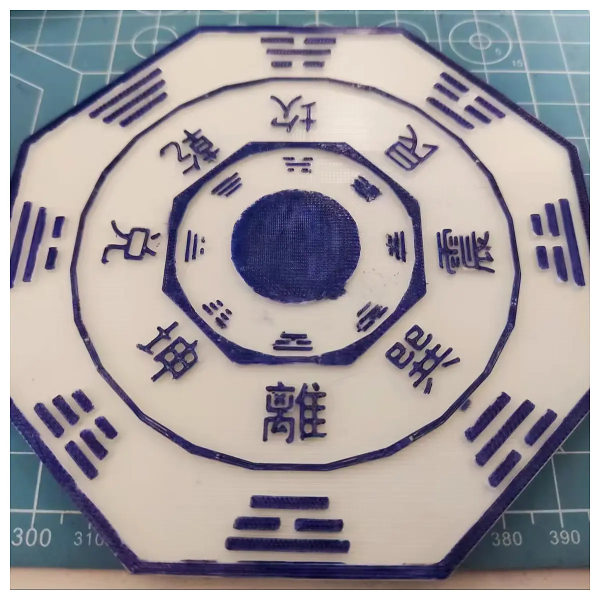 Gua Plate Divination Tool Telling I Ching Fate Reading Plate Layout Wealth