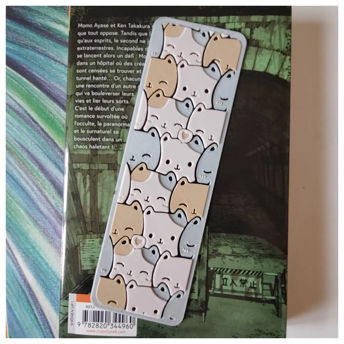 Neko Bookmark Anime Cat Charm Stationery Bookmark Decoration Gift Student Accessory Reading Charm