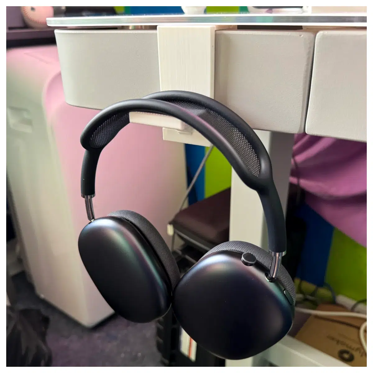 Elevated Headphone Stand Desk Shelf Audio Speaker Support Holder Optimize Sound Capture