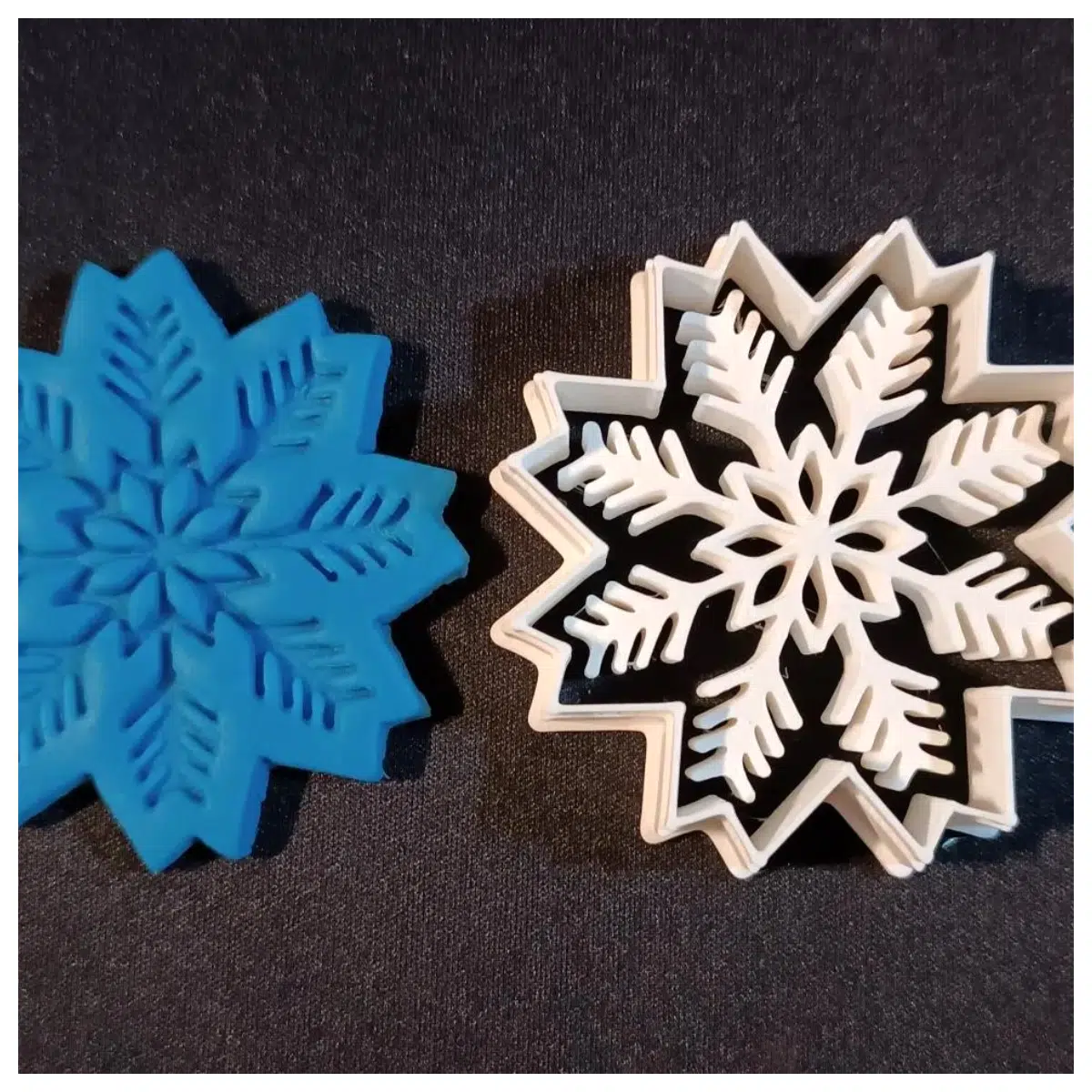 Snowflake Cookie Cutter Stamp Cutter DIY Cookie Decorating Tools Multi Shape Accessories