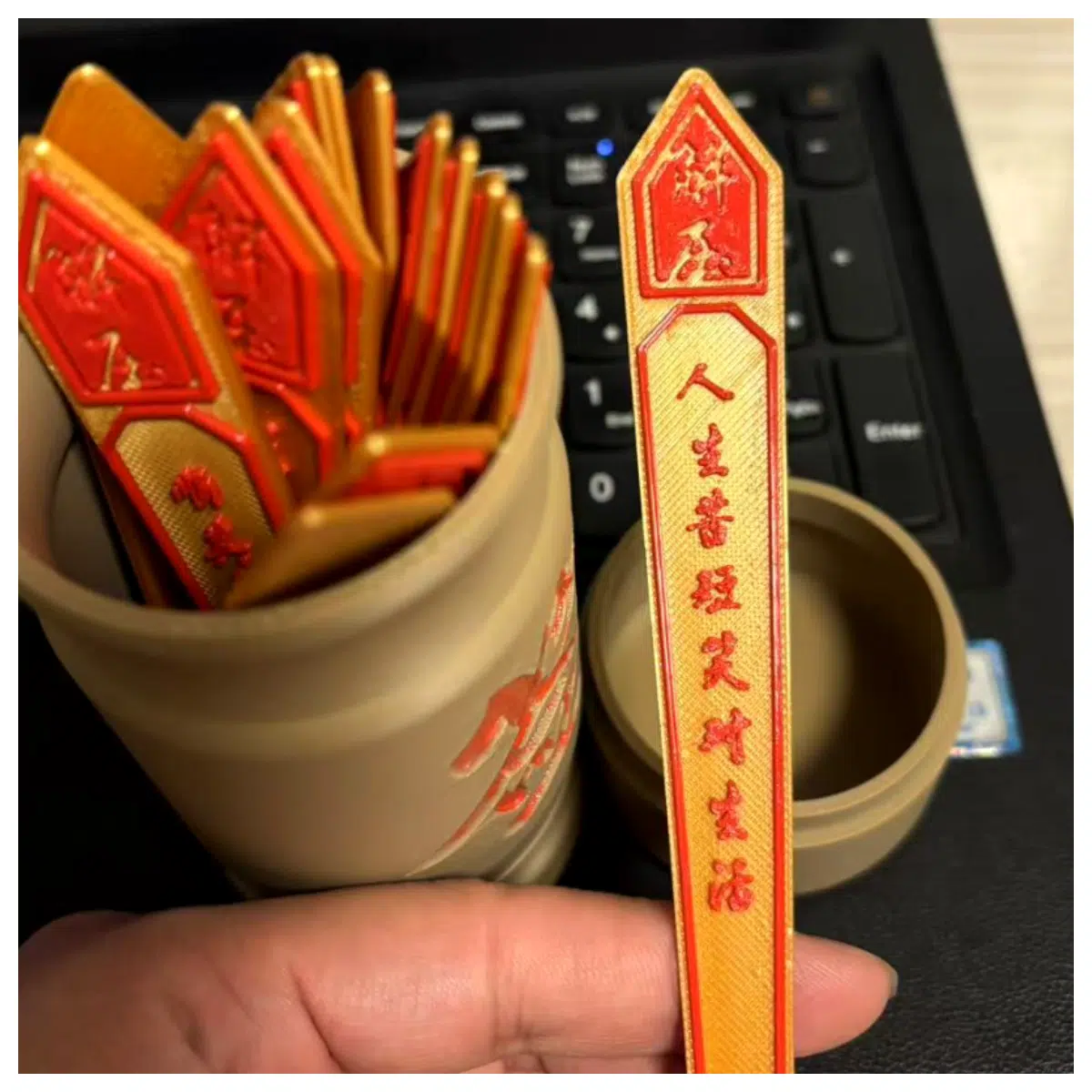stress relief stick tube with custom text tutorial diy toy