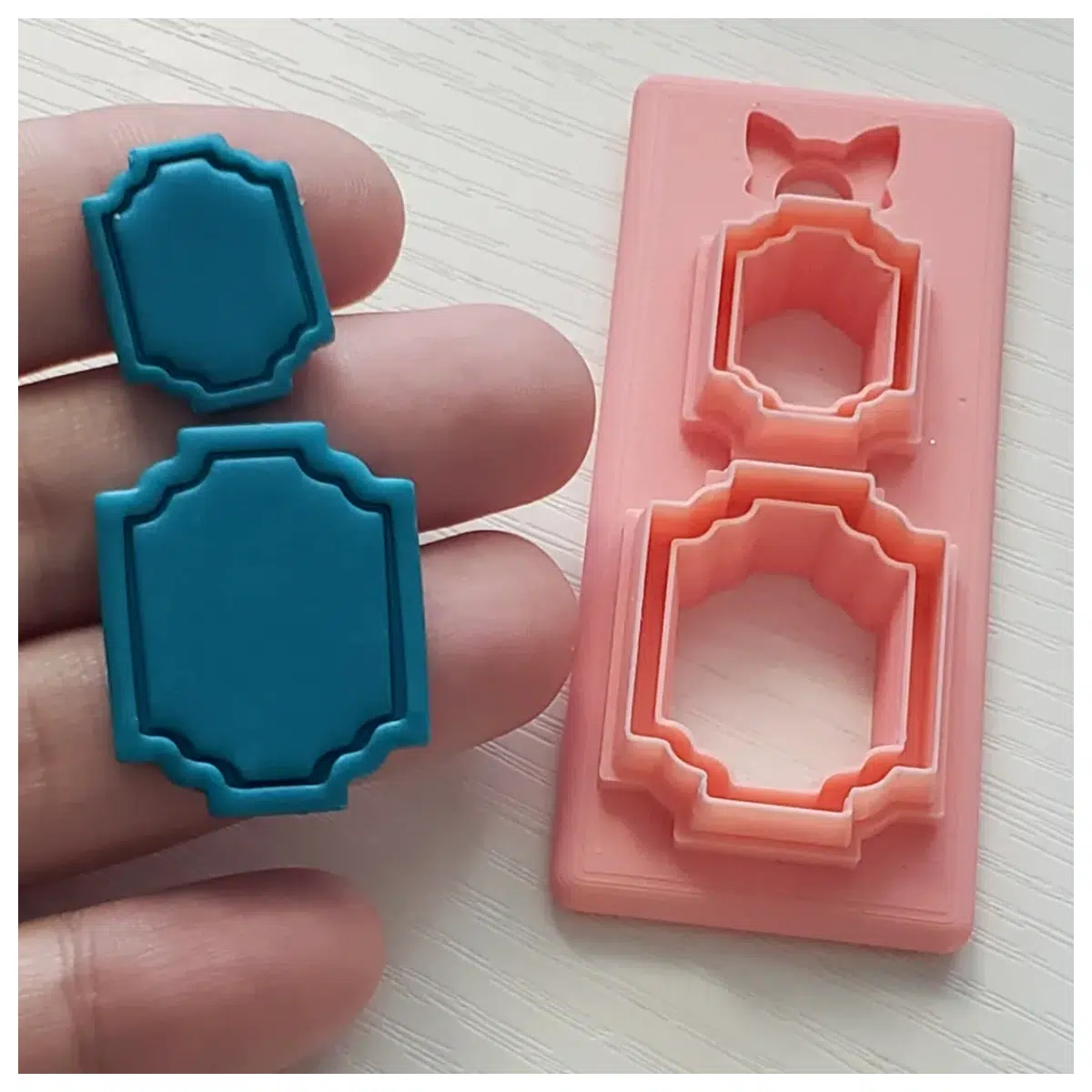 Modern Abstract Polymer Clay Earring Cutter Sculpting Tool Jewelry Making Polymer Clay Cutter Flexible Cutting