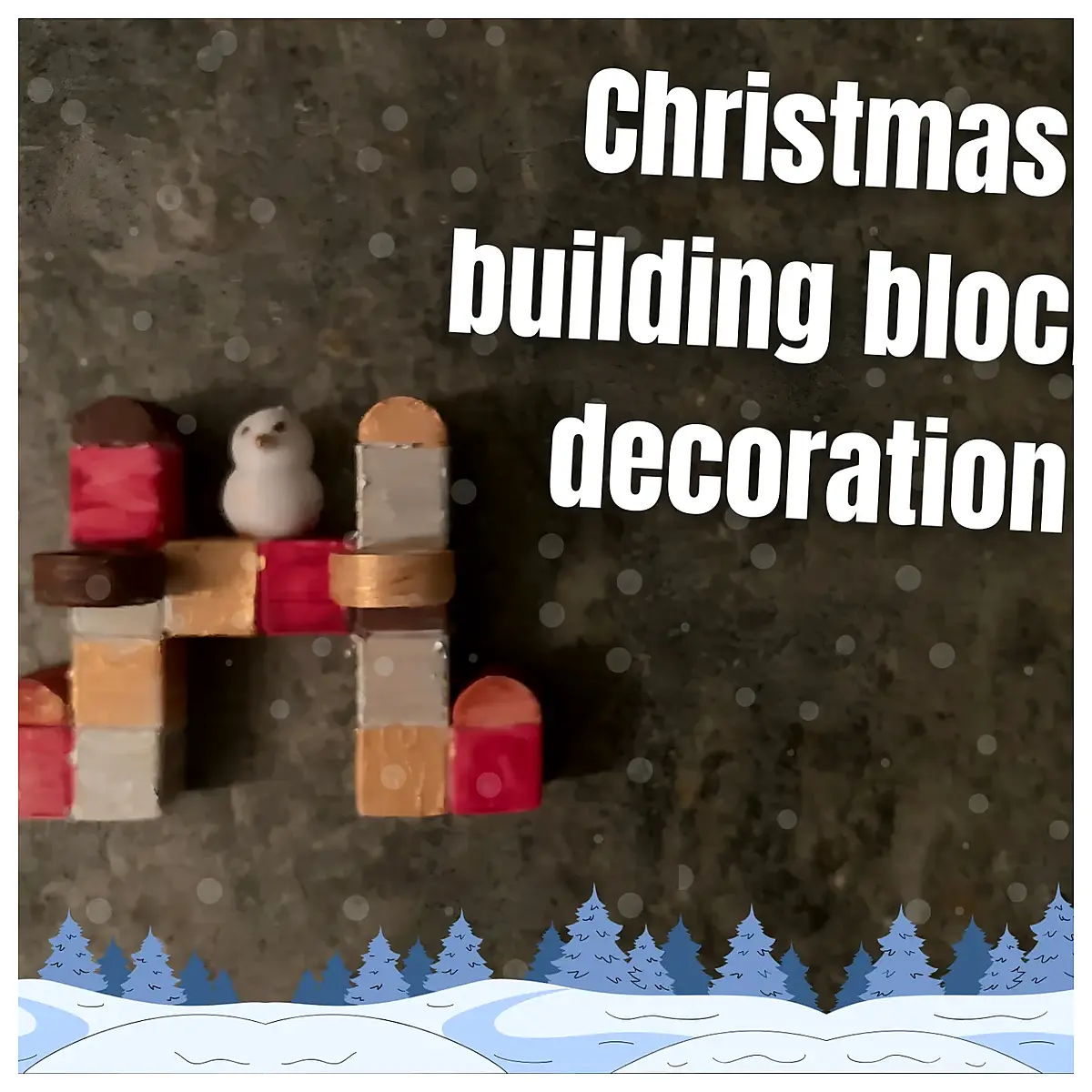 Building Blocks Christmas Workshop Decoration Toy Construction Blocks Creative Toys Kids Toys
