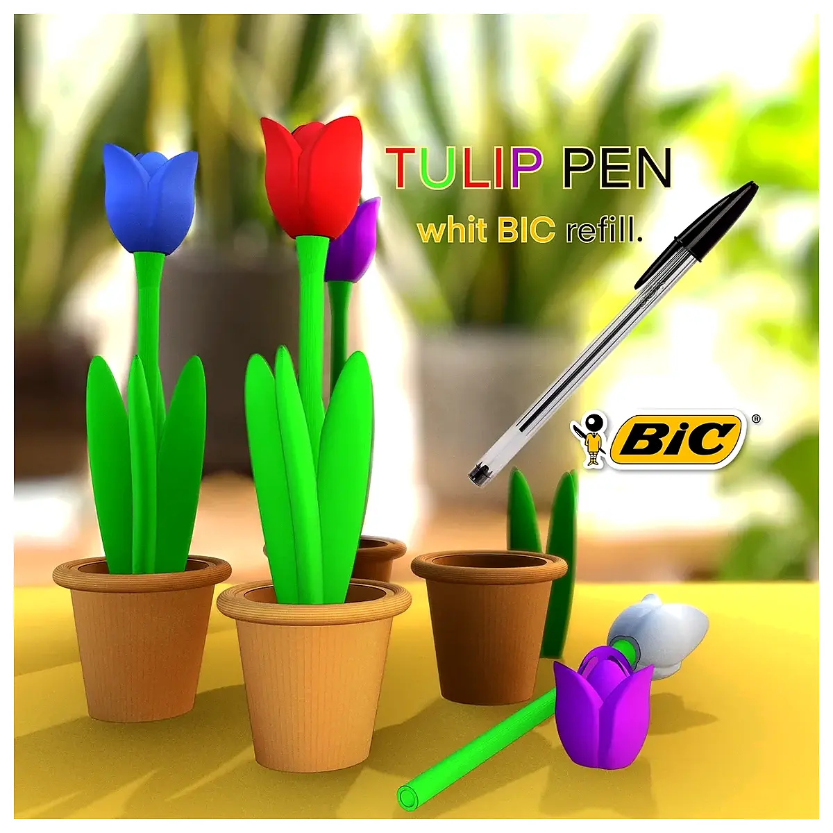 Tulip BIC Pen Refills Replacement Refill Ink Pen Refill Office Pen Refills