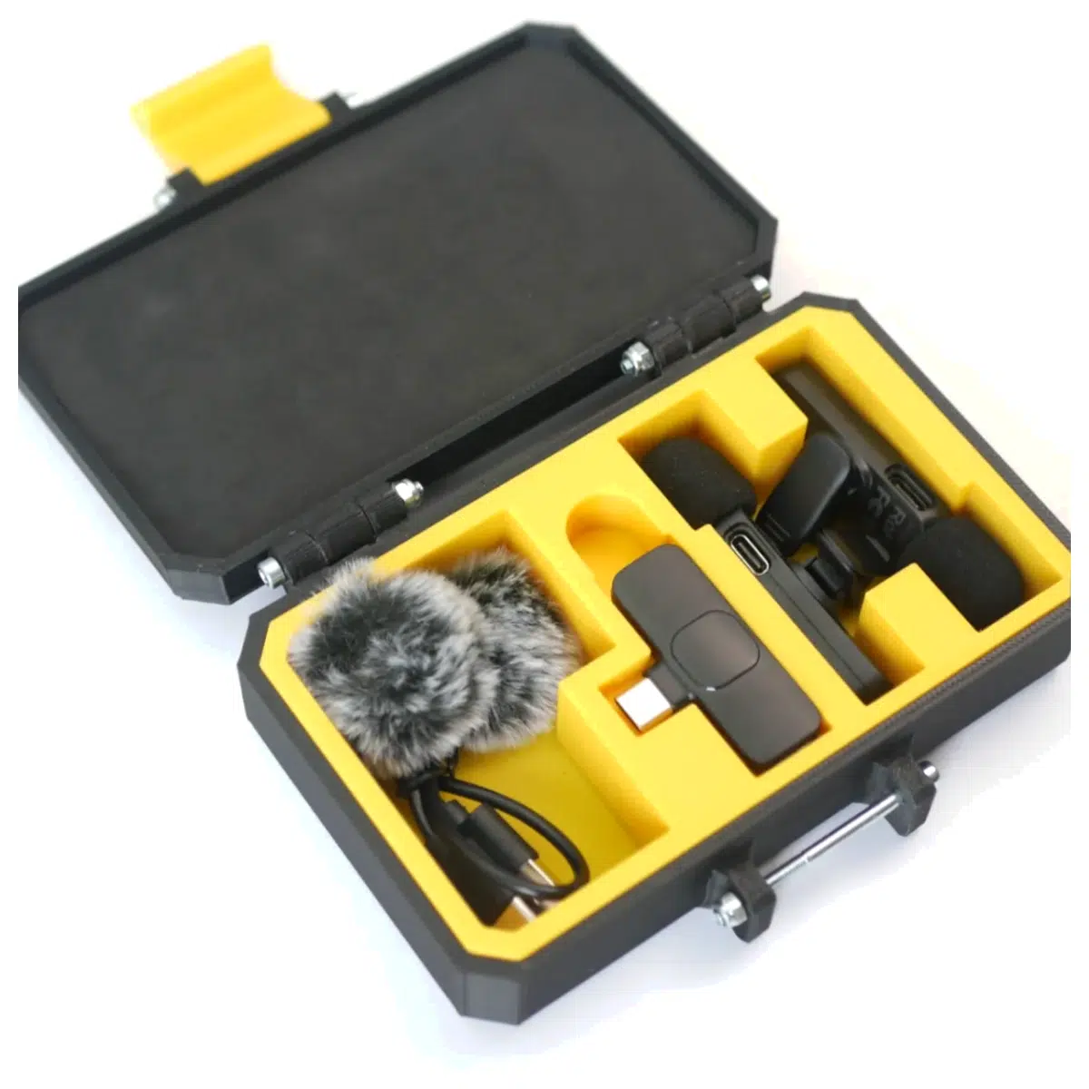 Microphone Storage Case Cheap Lavalier Clip Holder Sound Pickup Organizer Vocal Mic Protection Box