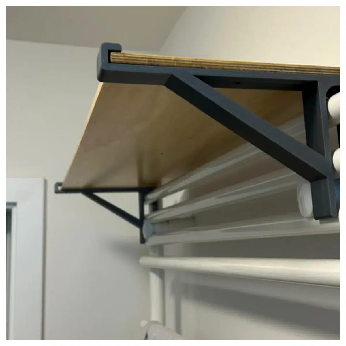 Radiator Shelf Wall Mounted Bathroom Shelf Radiator Accessories Storage Rack Space Organizer
